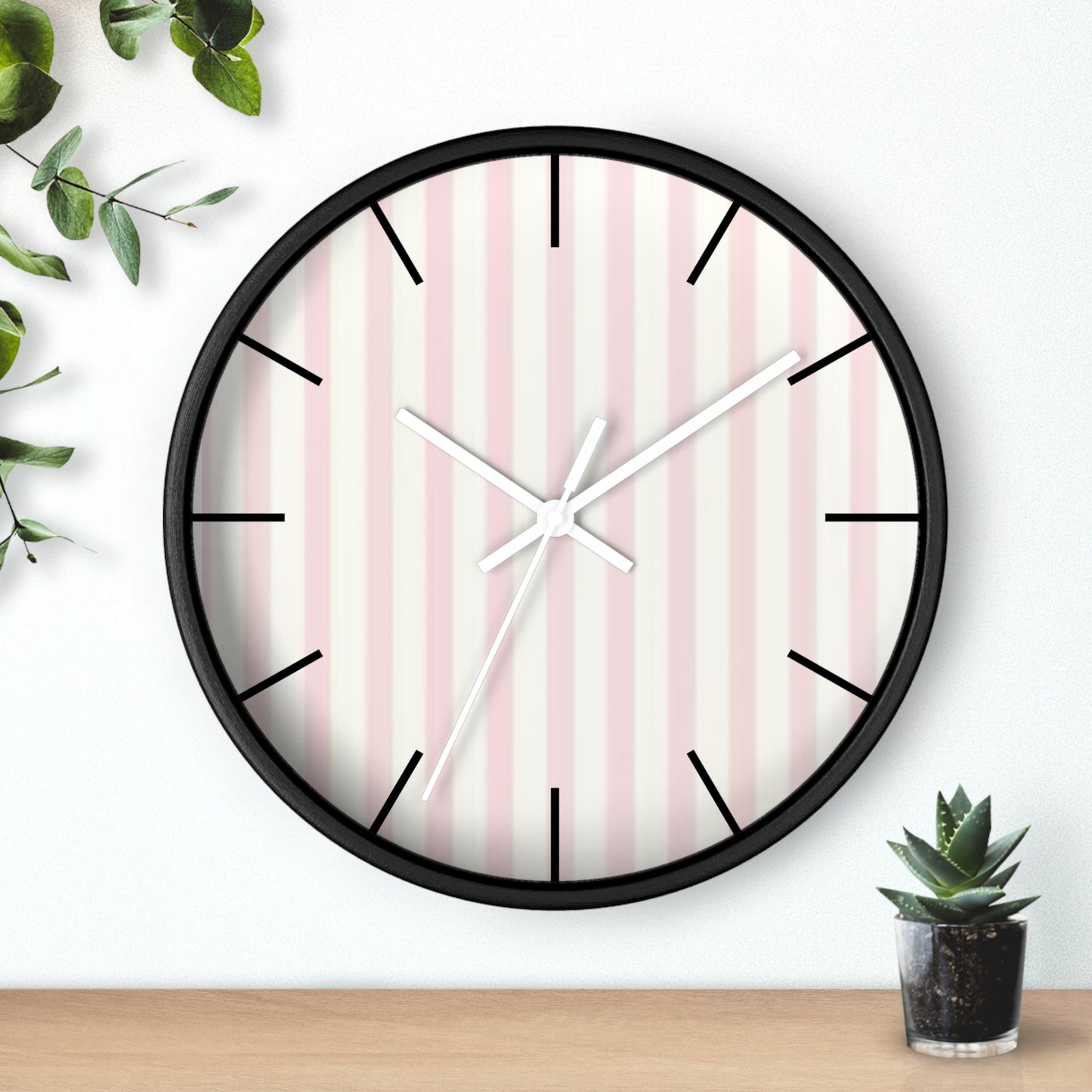 PINK LINING WALL CLOCK