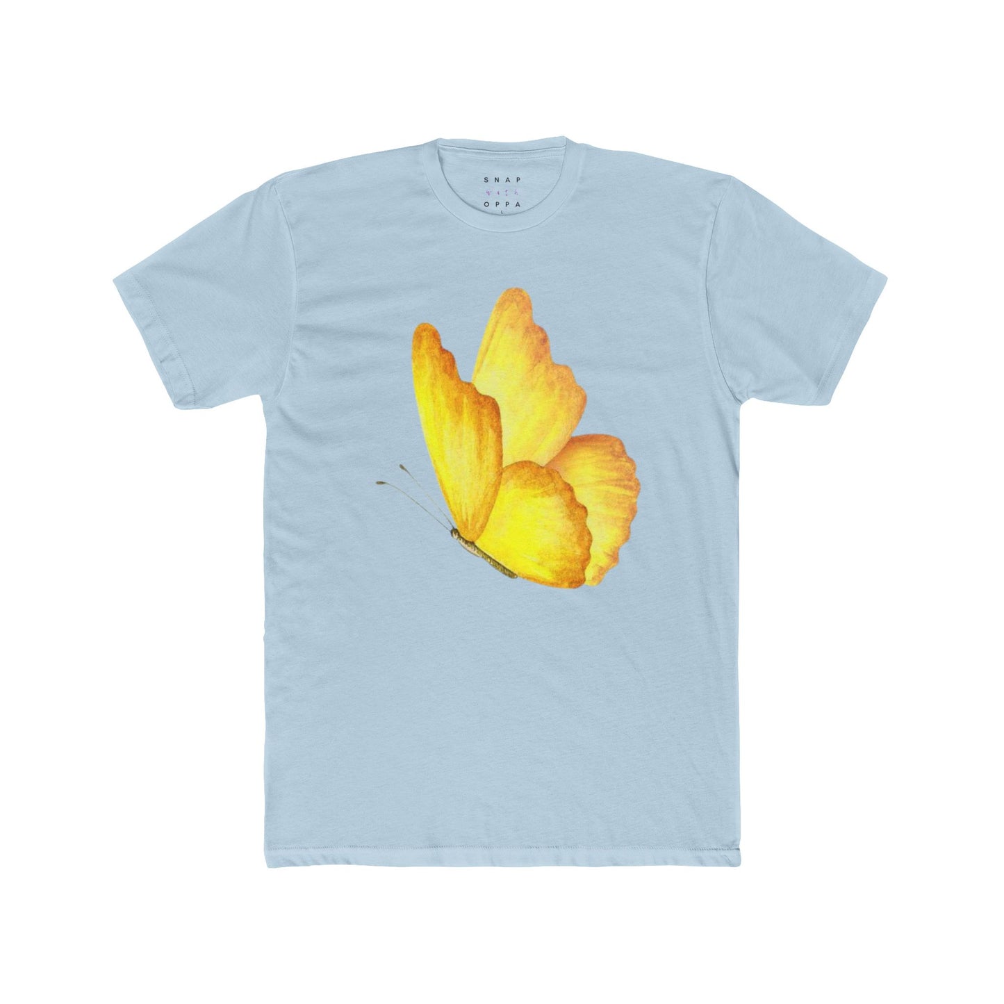 GOLDEN BUTTERFLY COTTON CREW TEE
