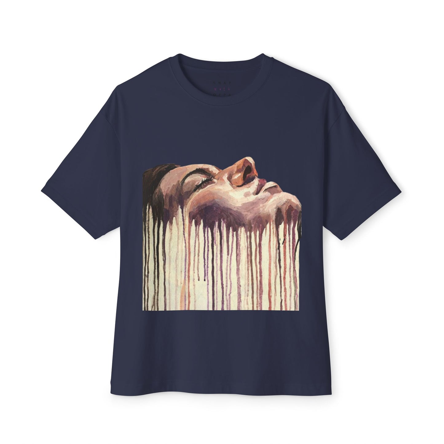 Melting Silence Unisex Oversized Boxy Tee