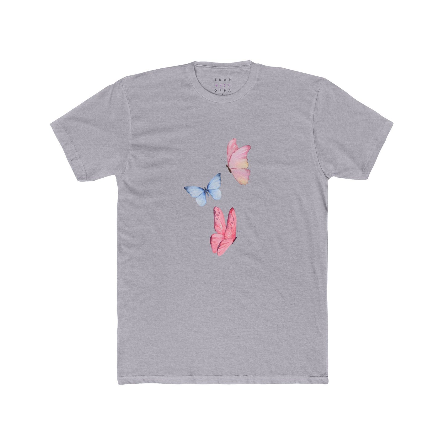 COLOURFUL BUTTERFLY COTTON CREW TEE