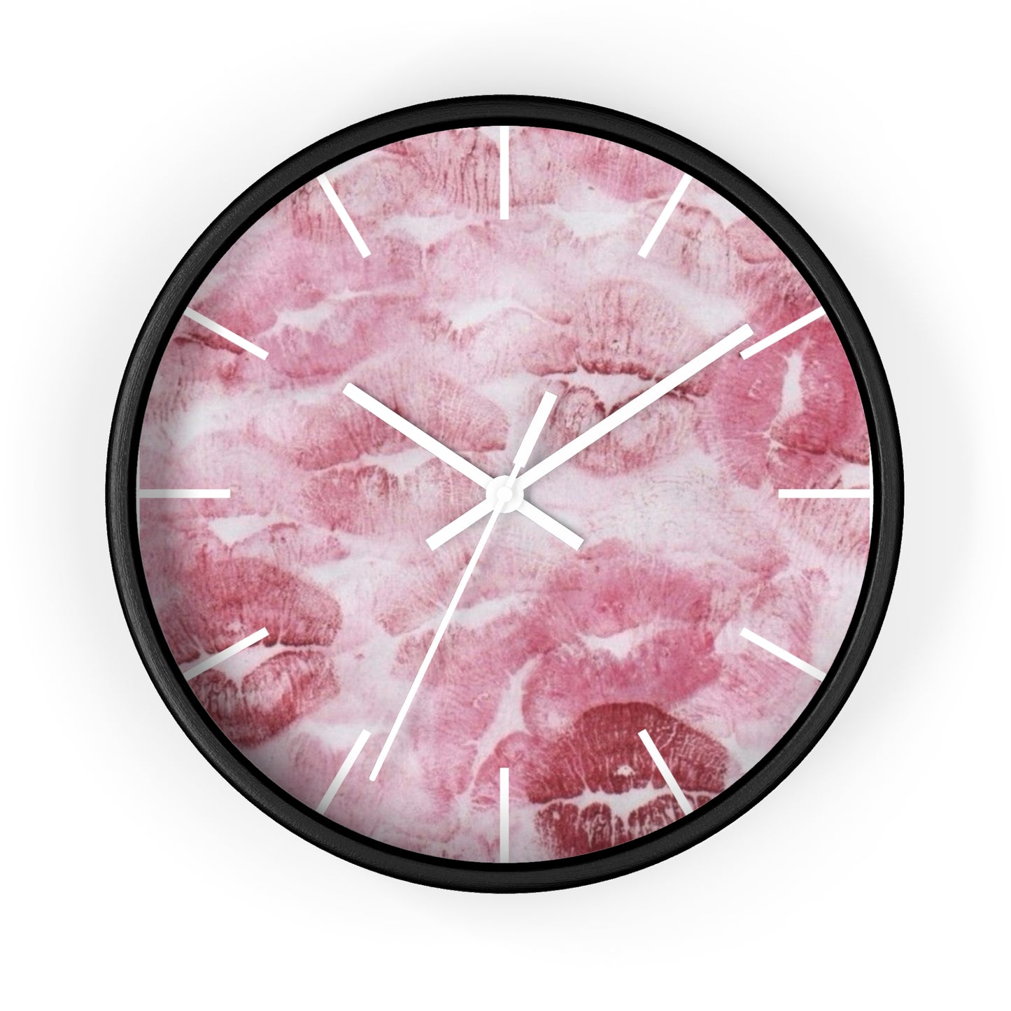 LIP PRINT WALL CLOCK
