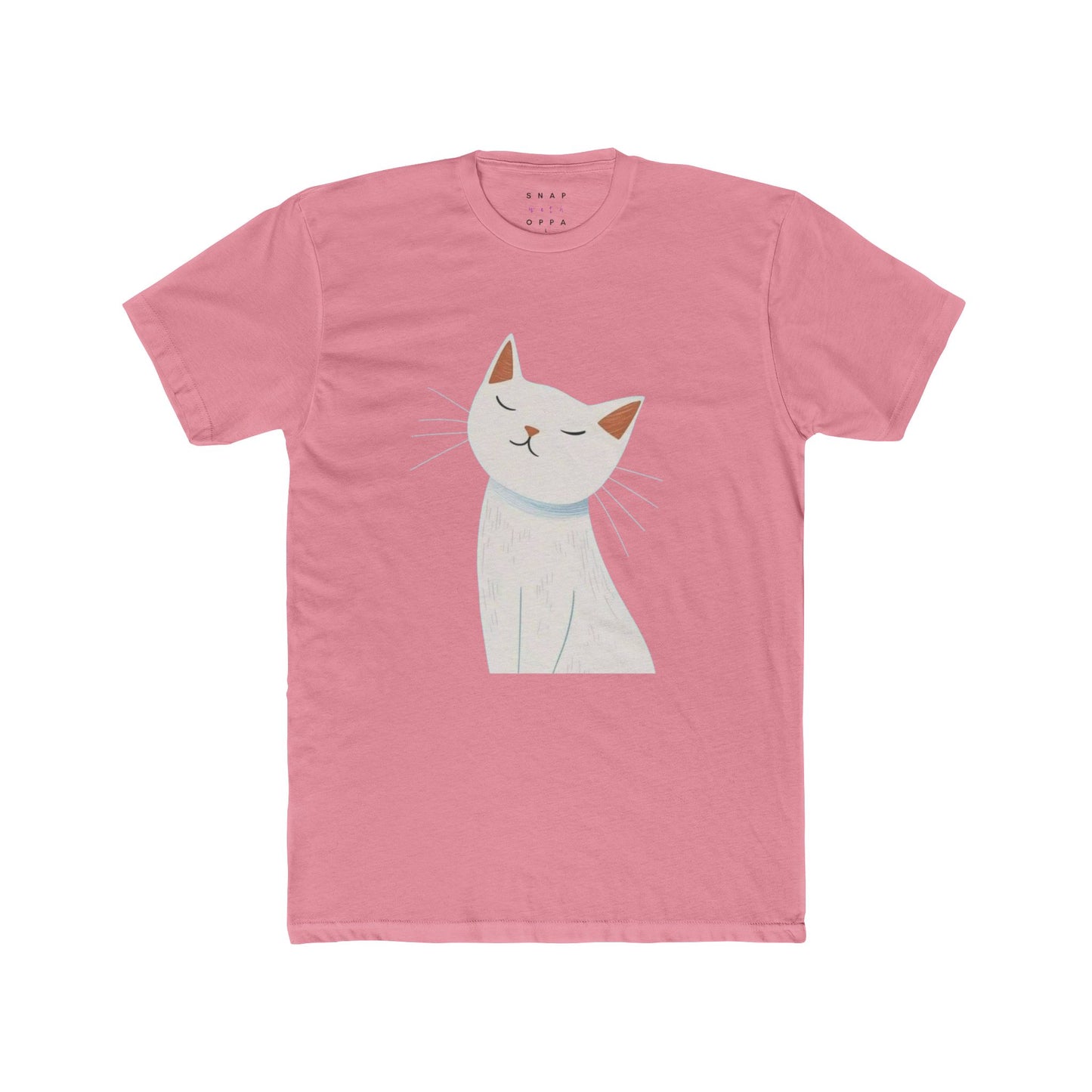 HAPPY CAT COTTON CREW TEE