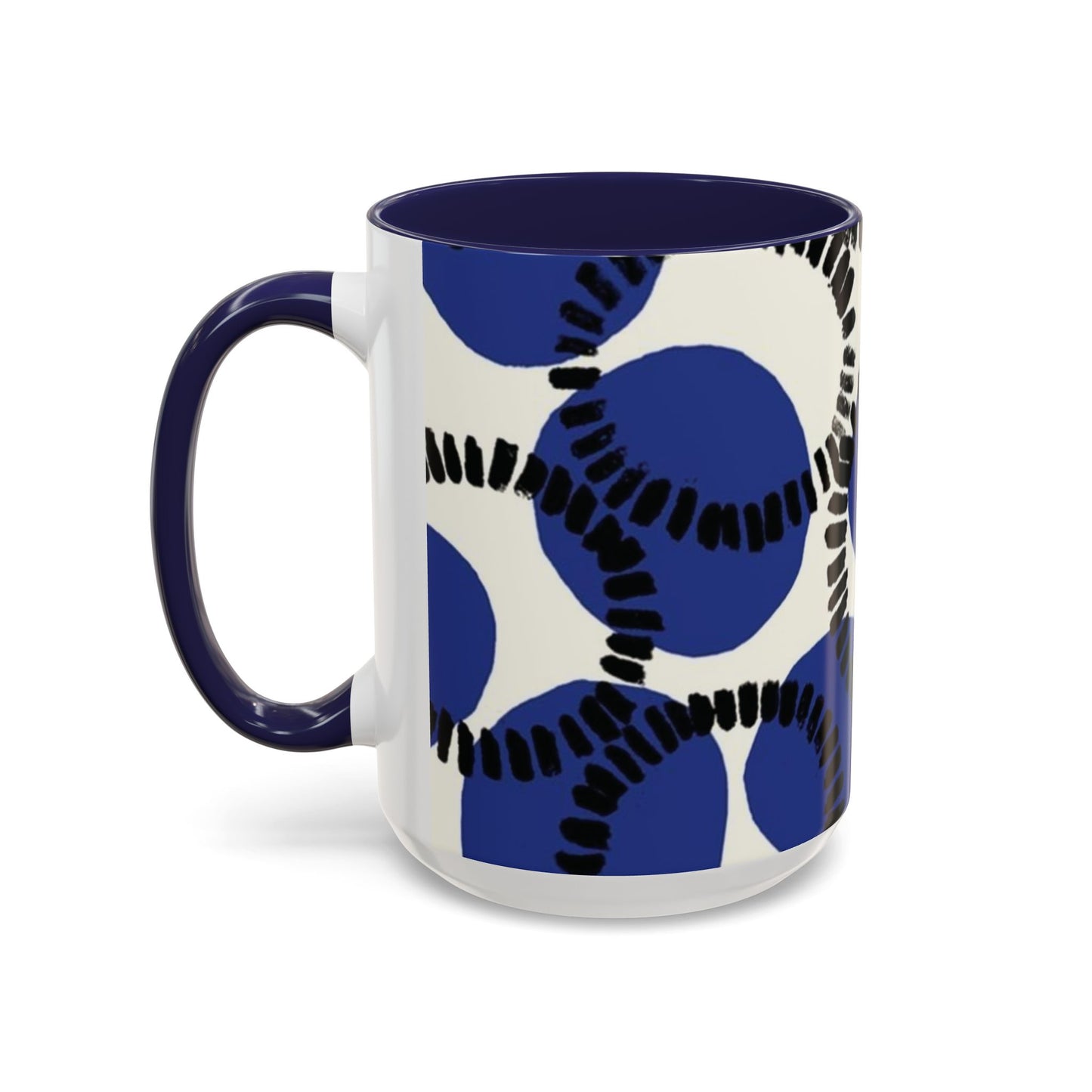 BLUE & RINGS COFFEE MUG