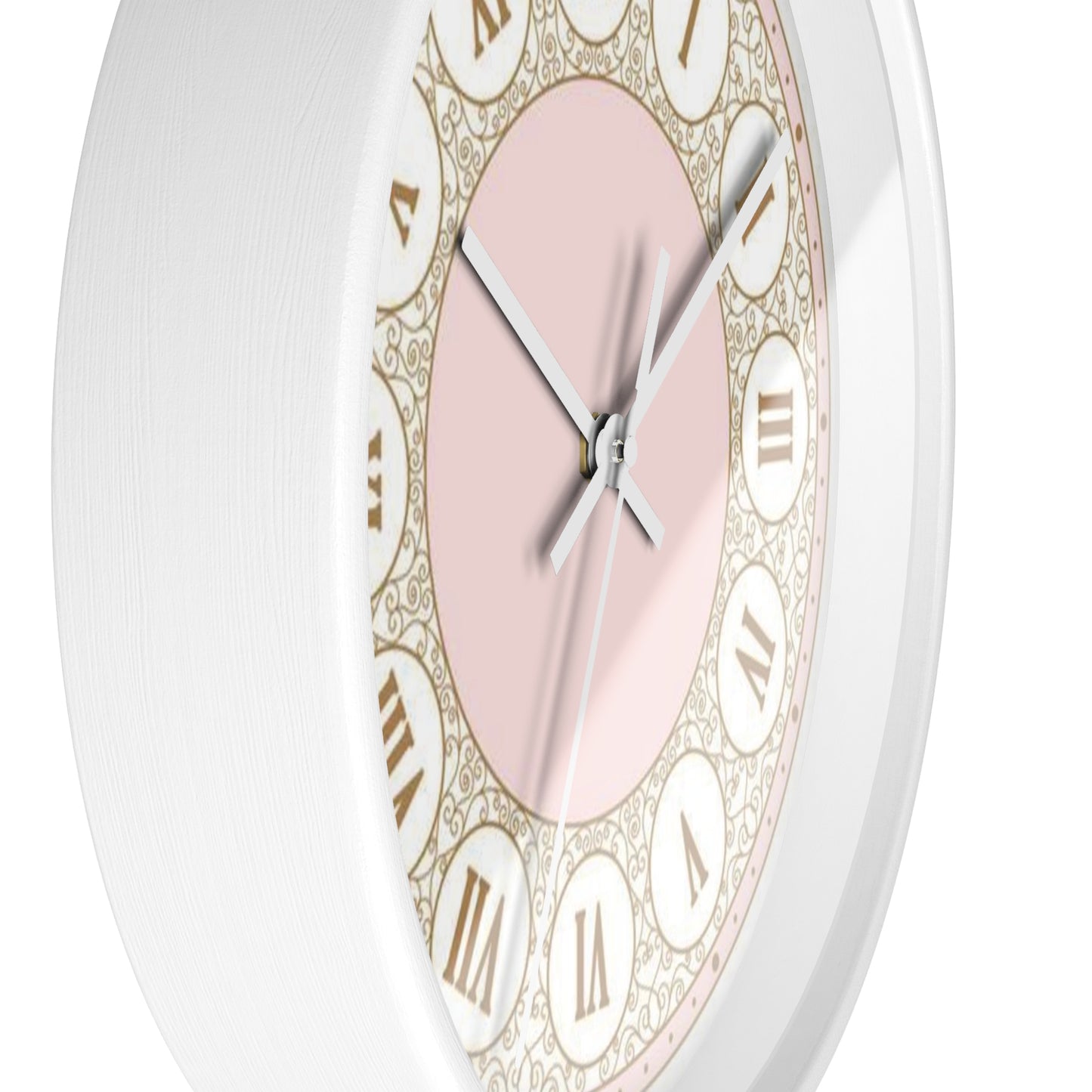 PINK ROMAN NUMBER CLOCK