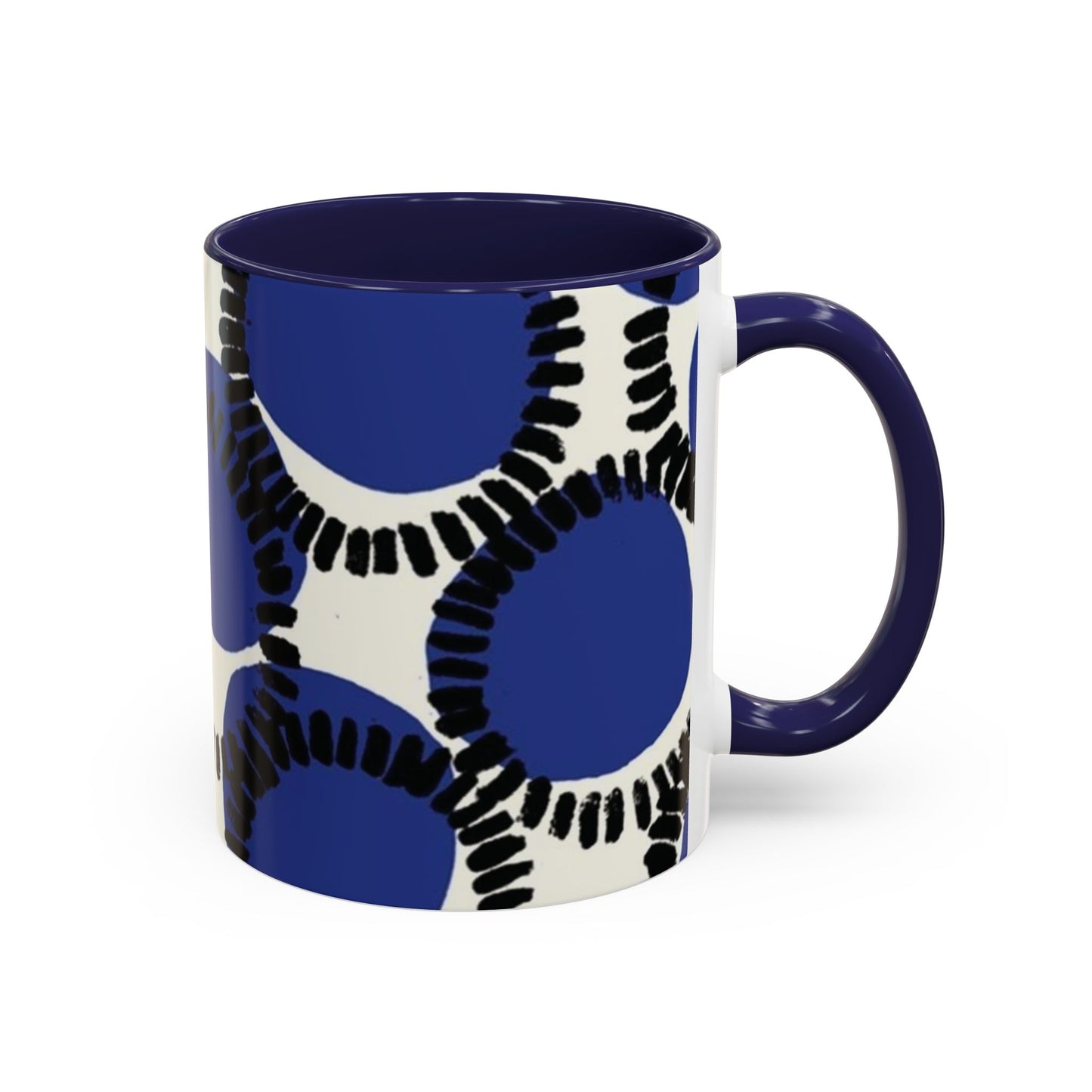 BLUE & RINGS COFFEE MUG