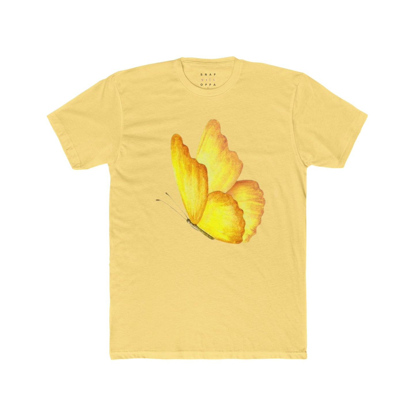 GOLDEN BUTTERFLY COTTON CREW TEE