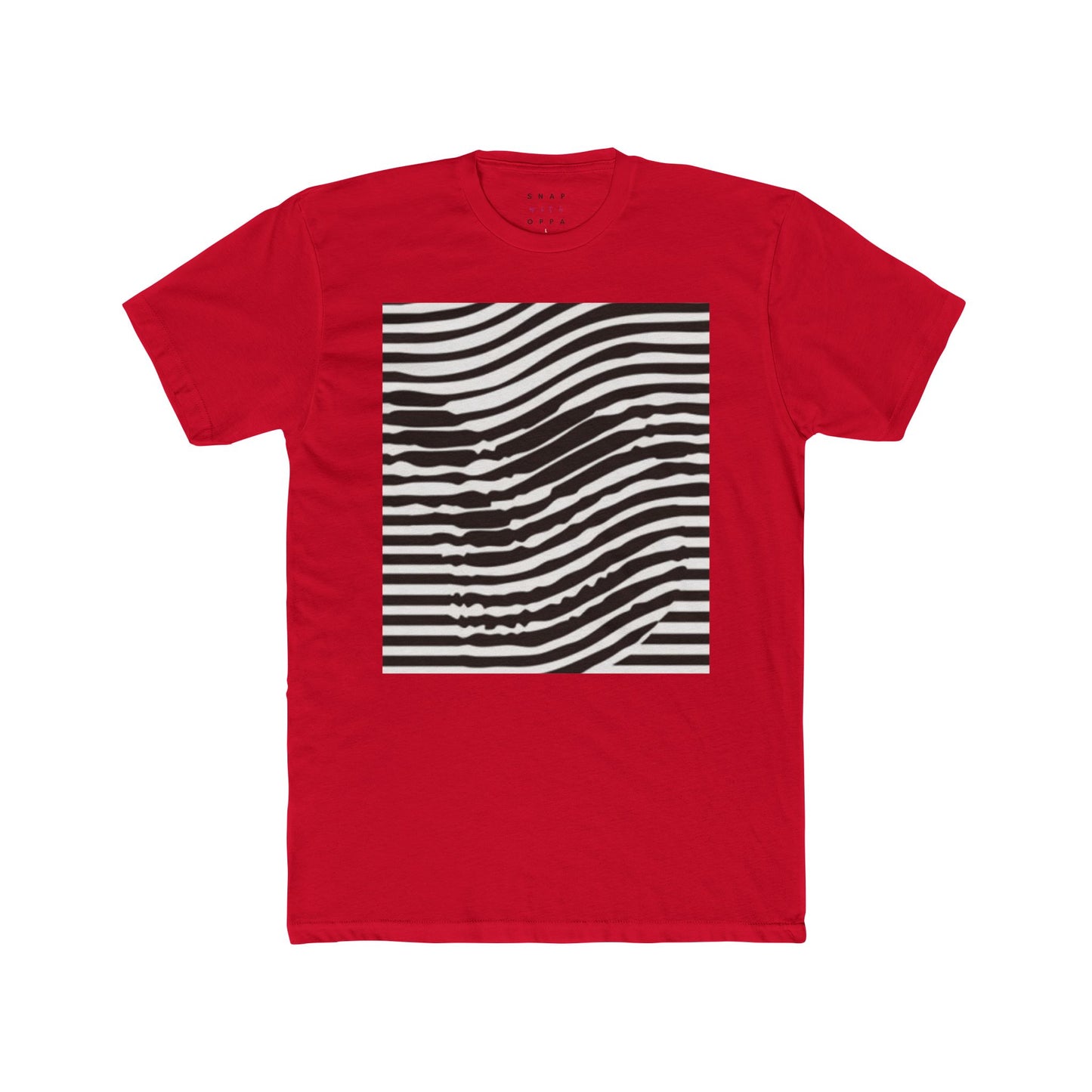 SKULL ART COTTON CREW TEE