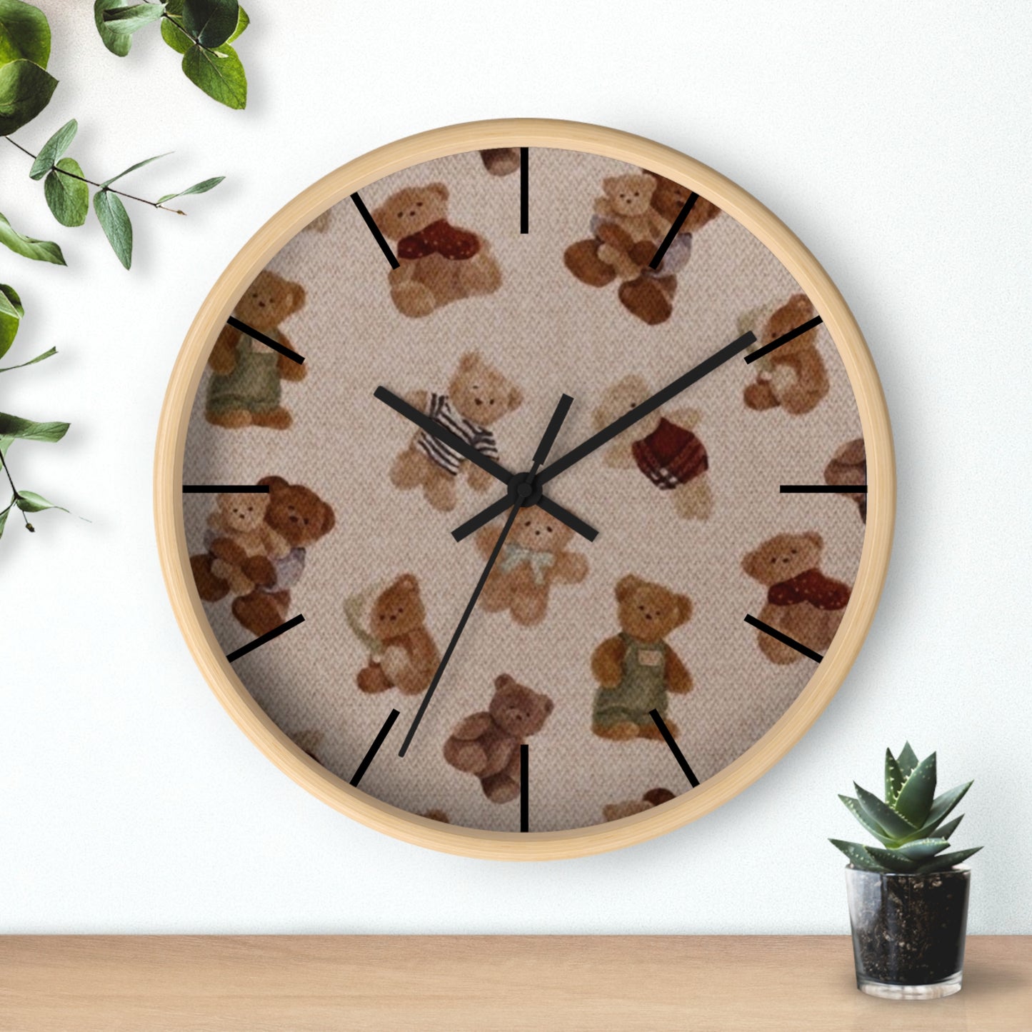 BEAR WALL CLOCK