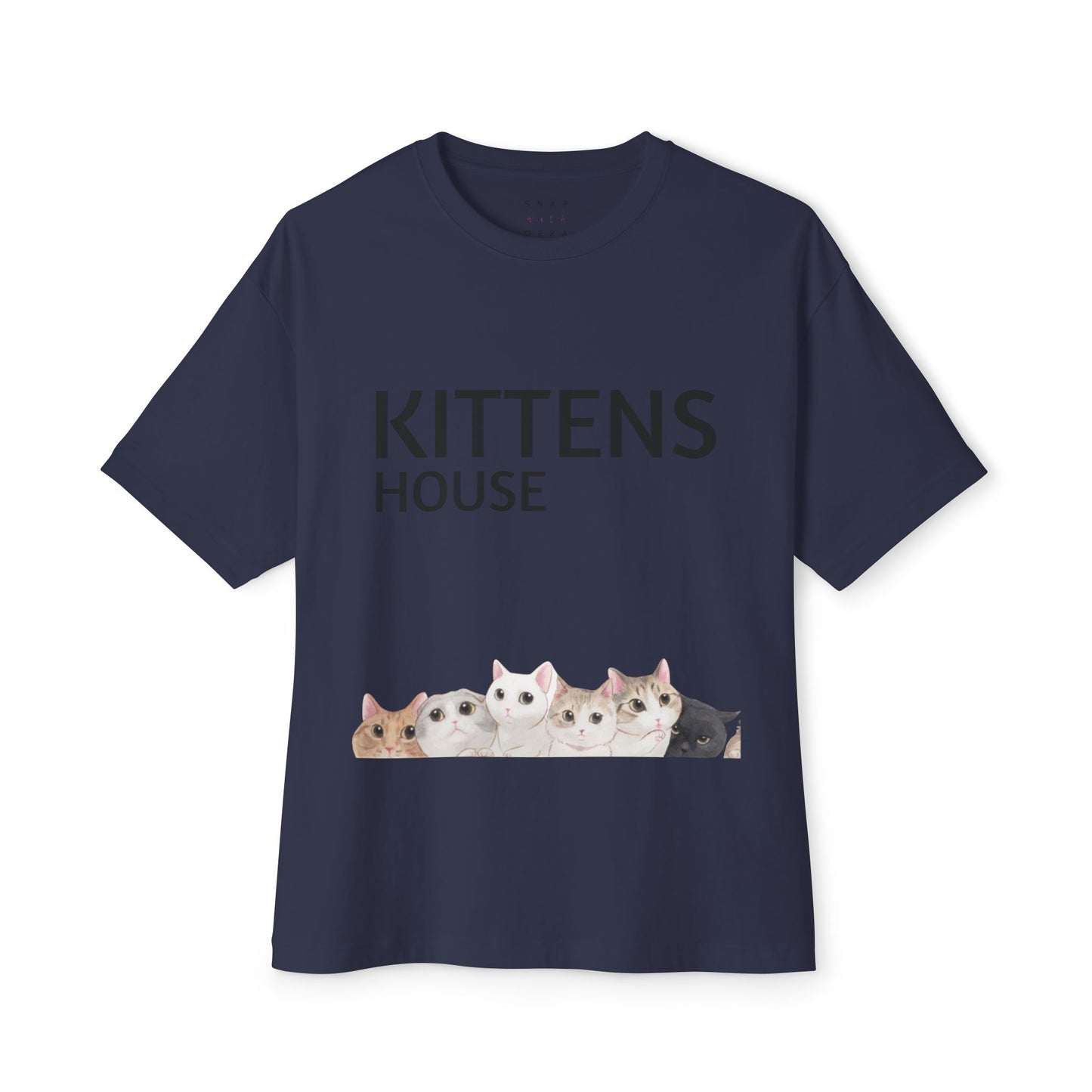 KITTEN HOUSE OVERSIZE BOXY TEE