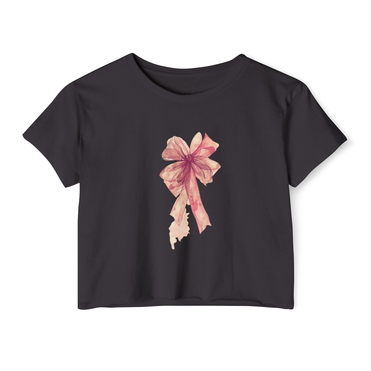 PINK BOW CROP TOP
