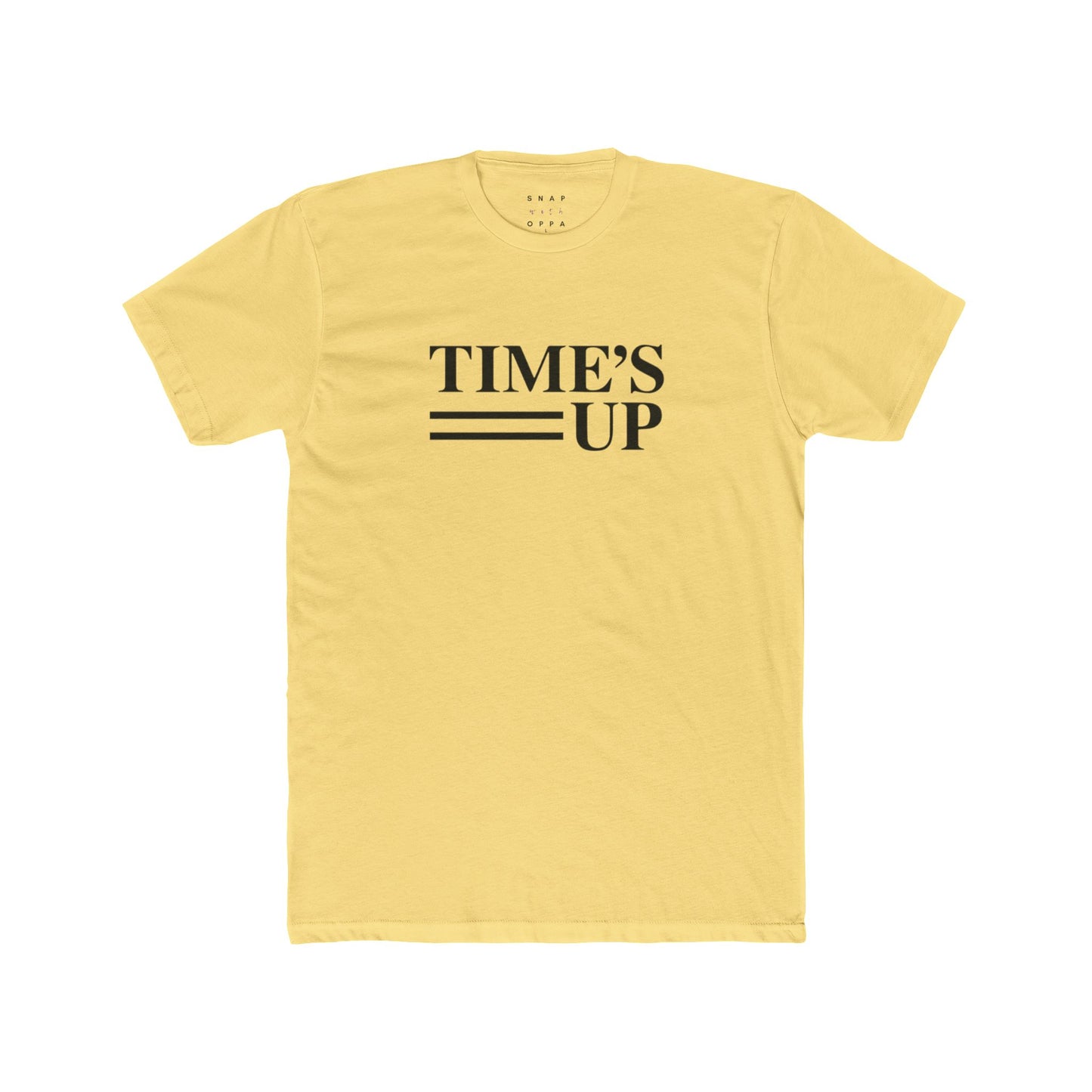 TIME'S UP COTTON CREW TEE