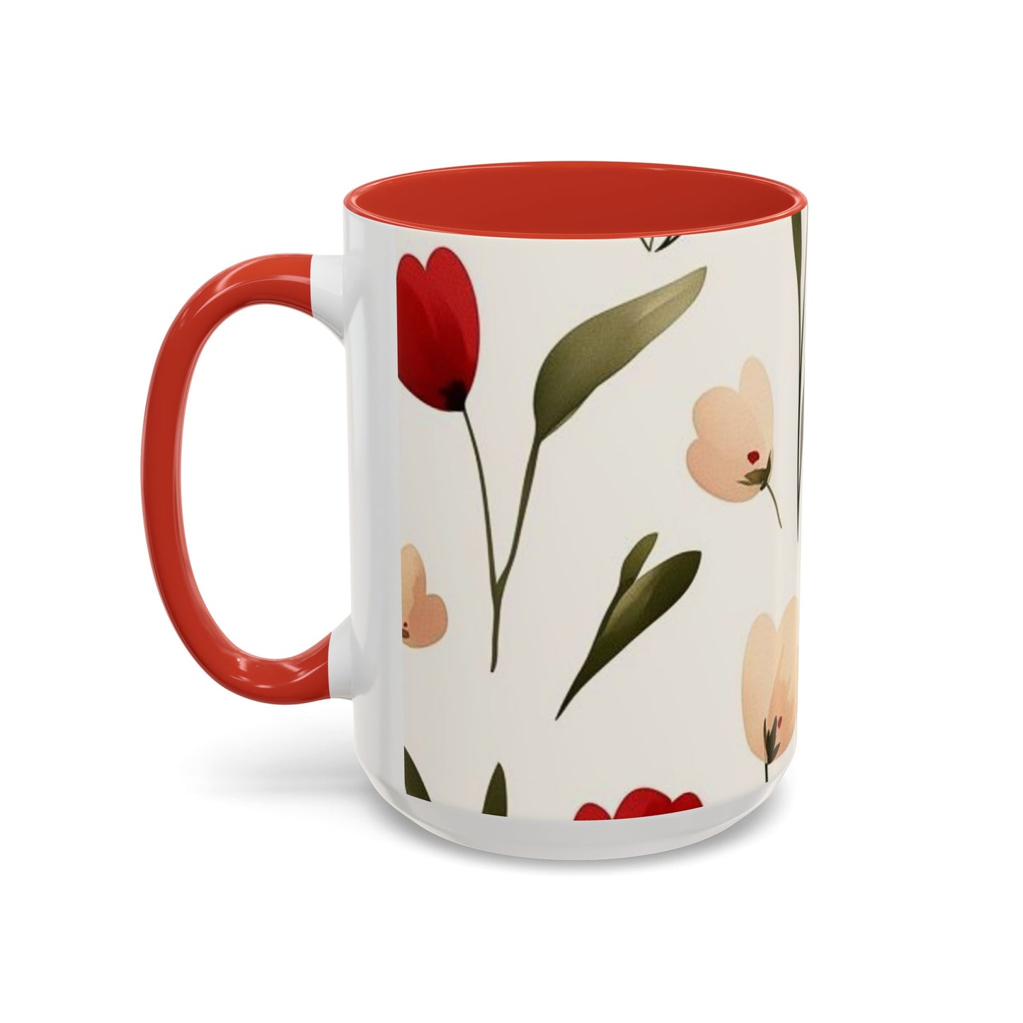 FLORAL CREAMIC COFFEE MUG