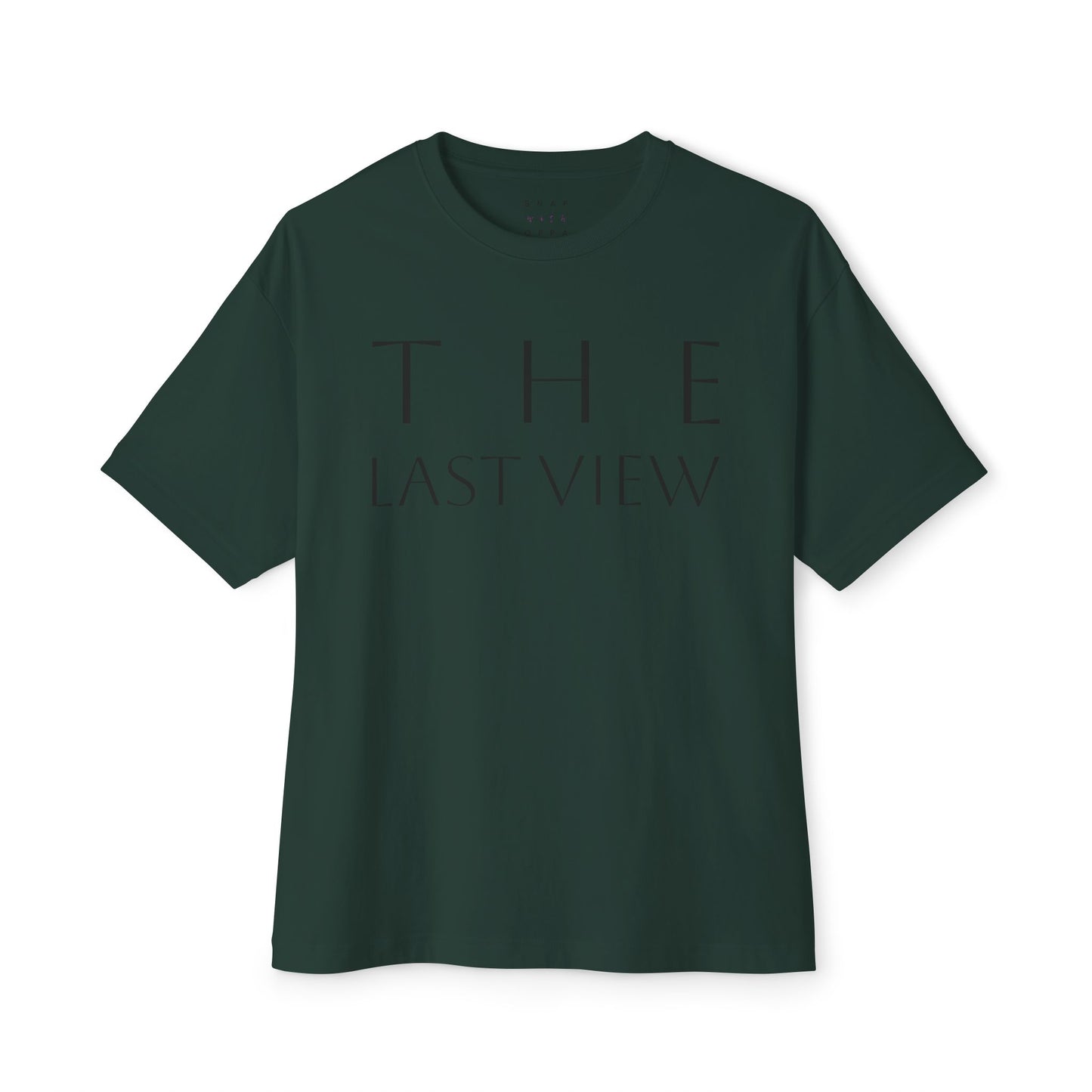 THE LAST VIEW Unisex Oversized Boxy Tee