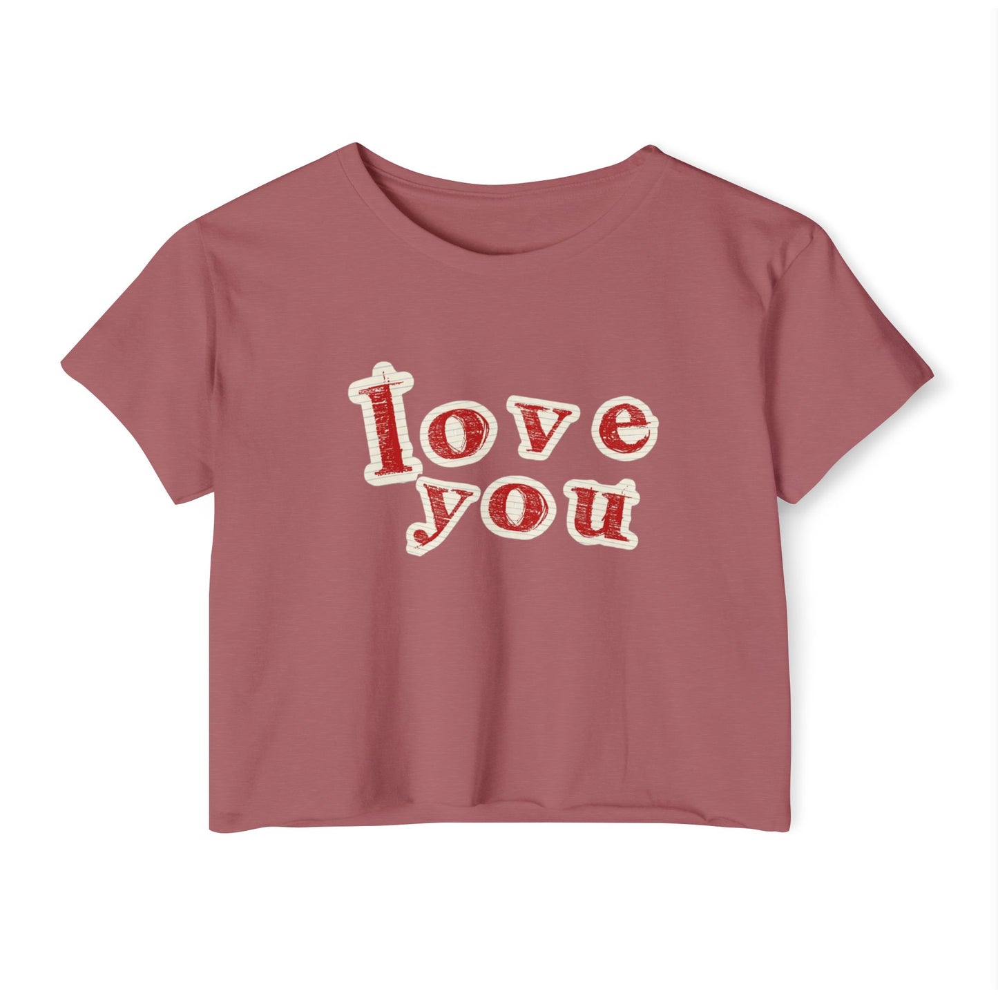 LOVE YOU CROP TOP