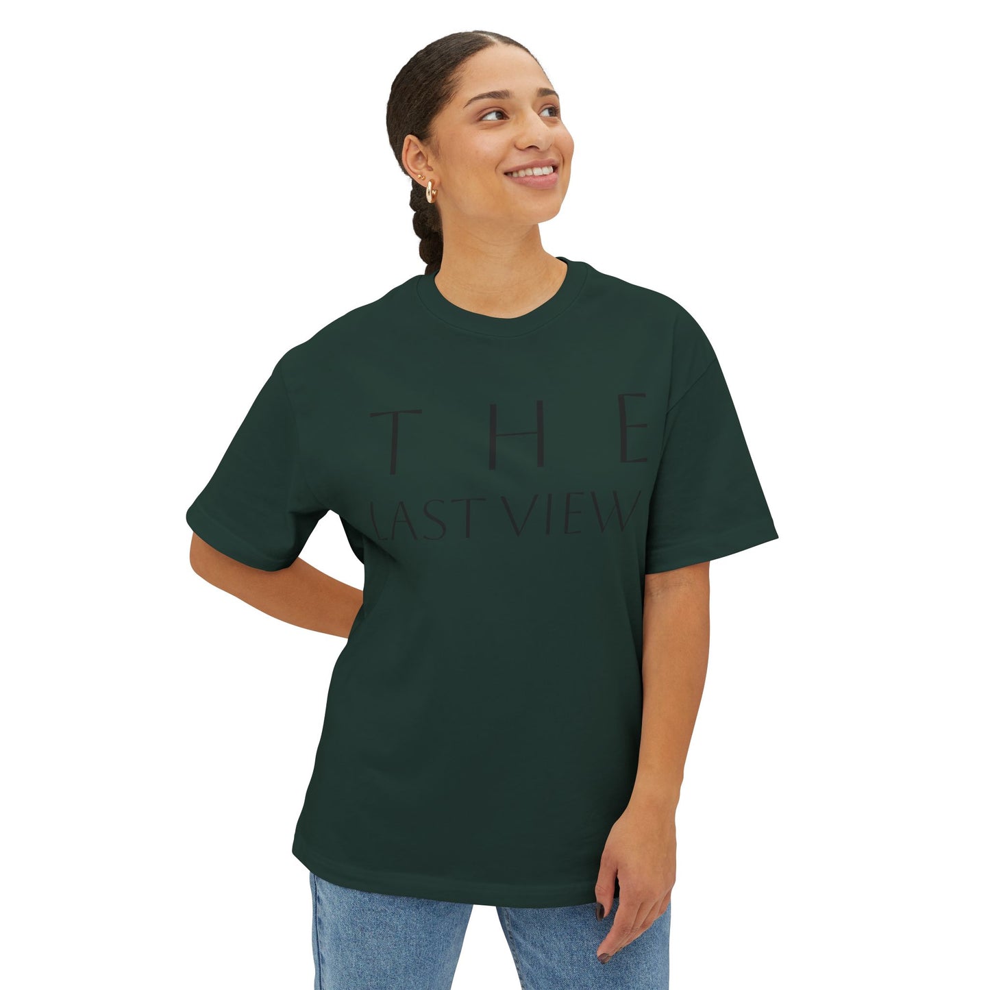 THE LAST VIEW Unisex Oversized Boxy Tee