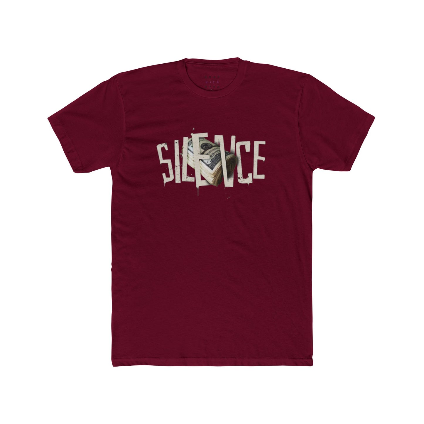 SILENCE COTTON CREW TEE