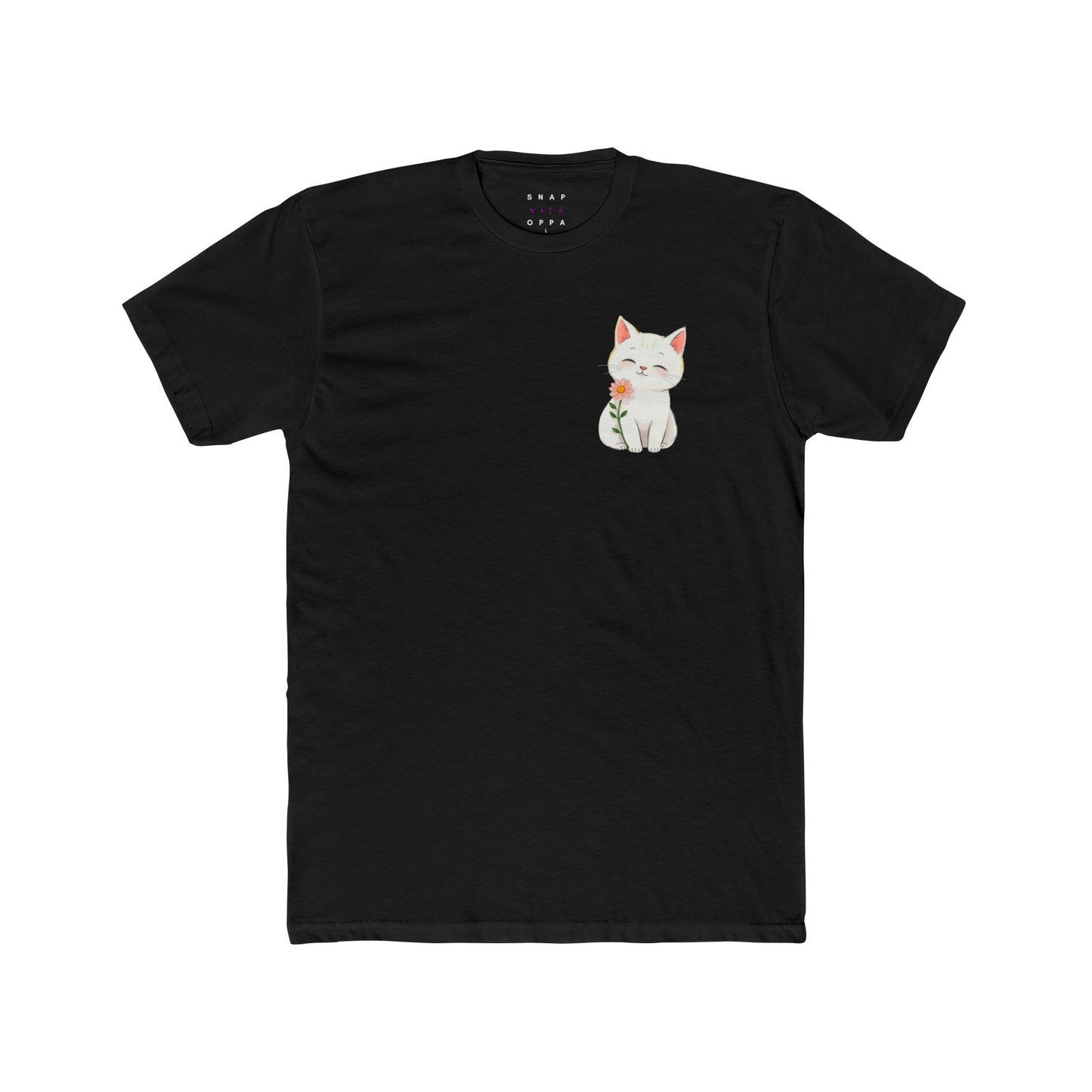 BABY CAT COTTON CREW TEE