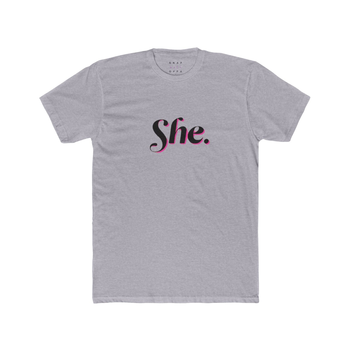SHE COTTON CREW TEE