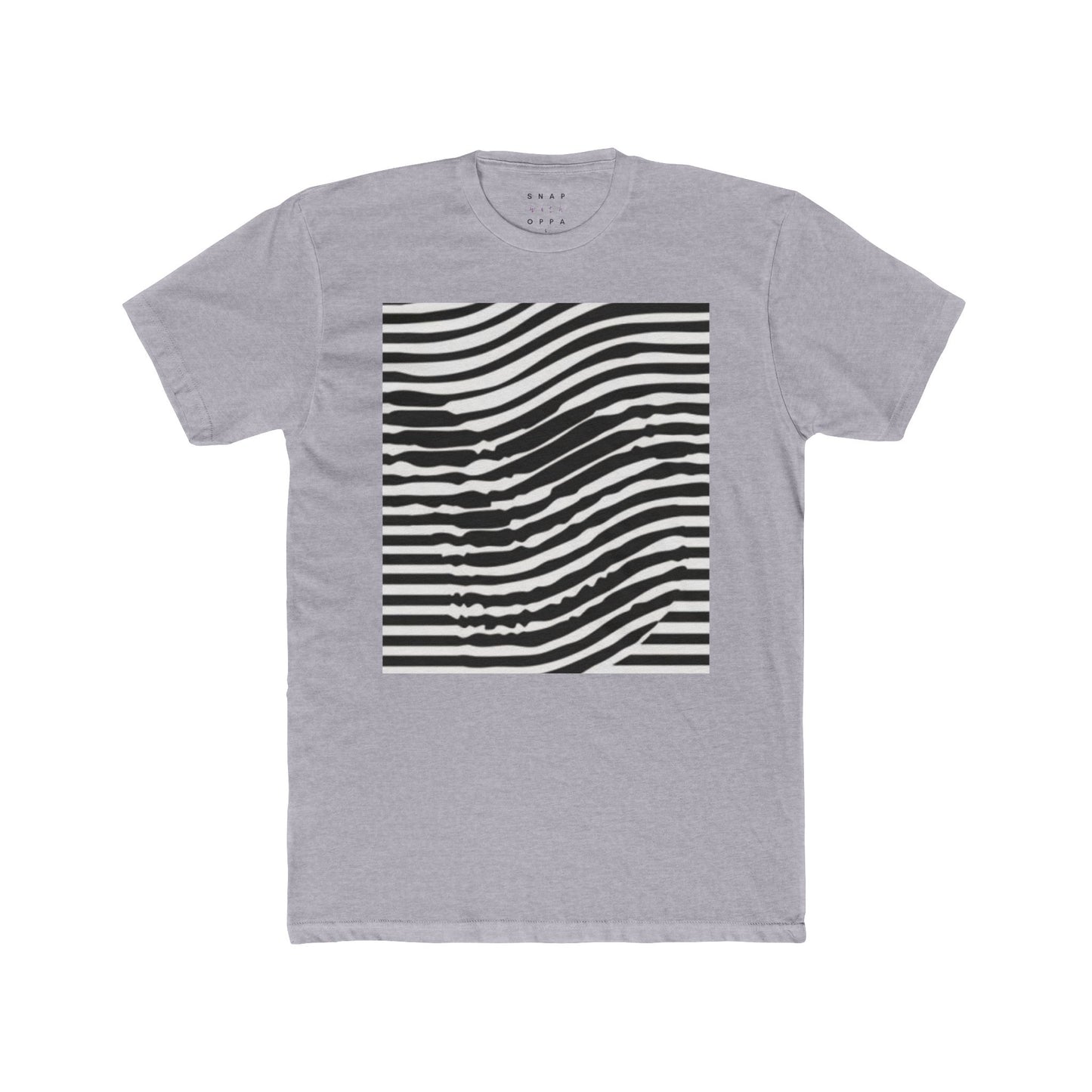 SKULL ART COTTON CREW TEE