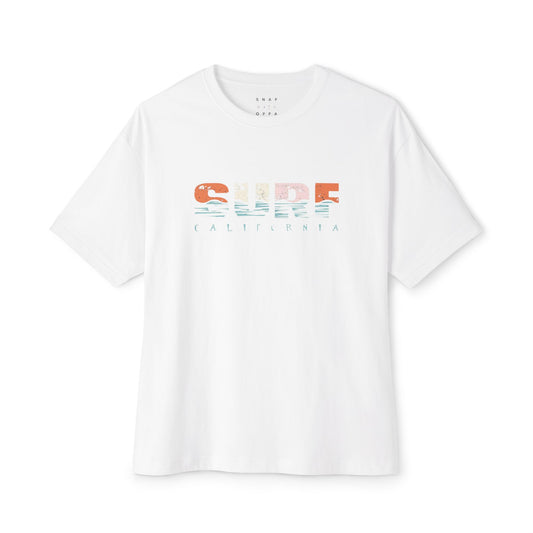 SURF CALIFORNIA Unisex Oversized Boxy Tee