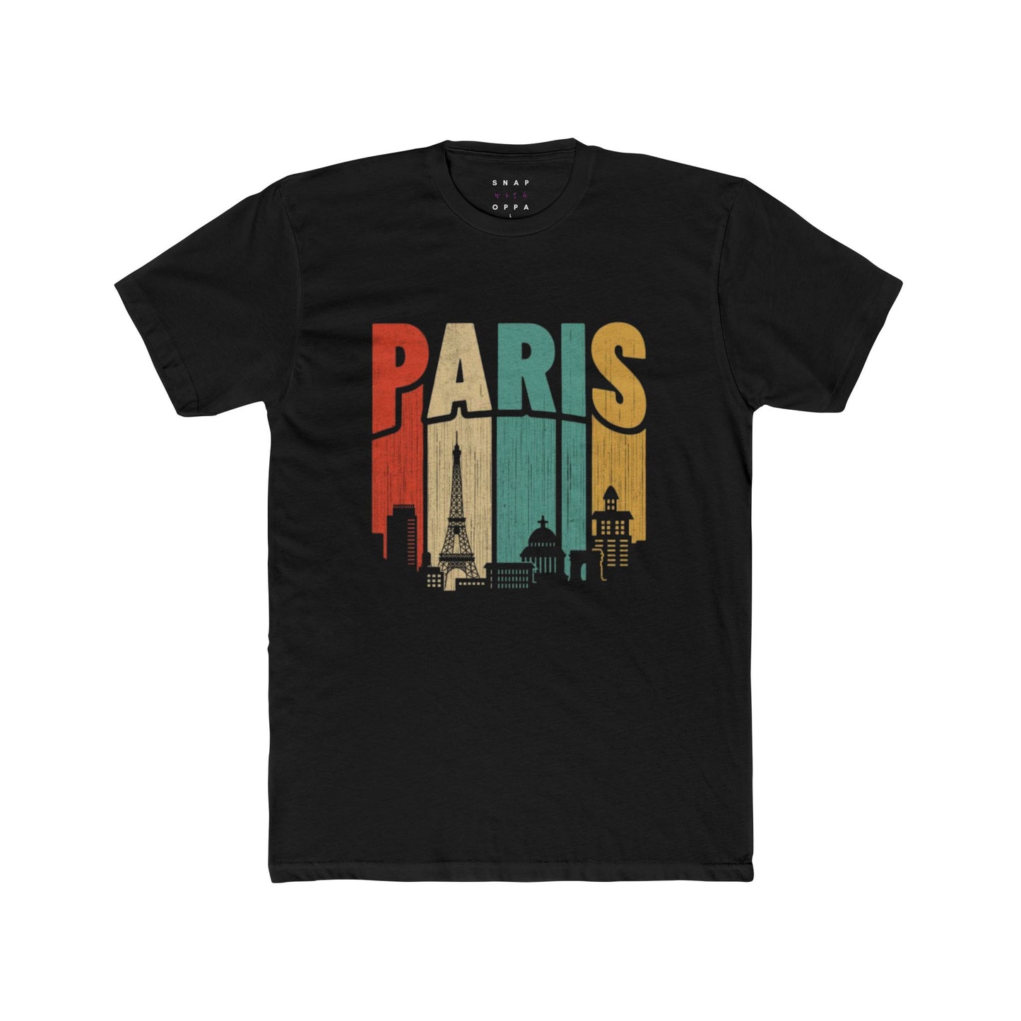 PARIS CITY COTTON CREW TEE