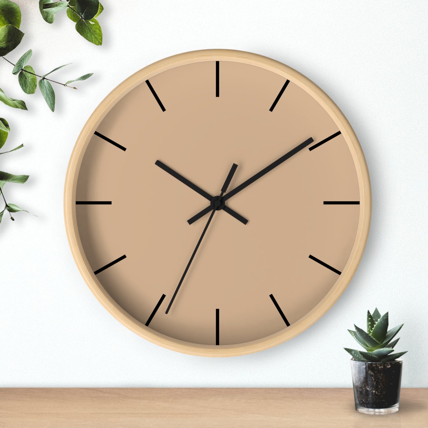 BROWN WALL CLOCK