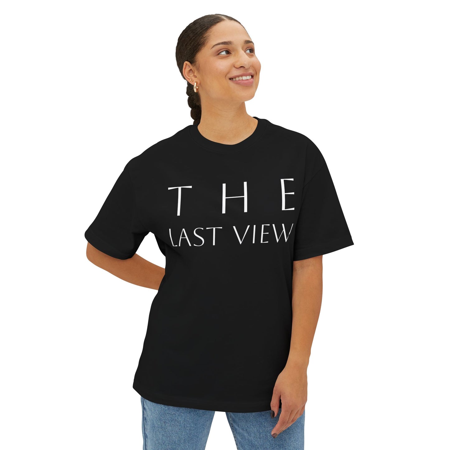THE LAST VIEW Unisex Oversized Boxy Tee