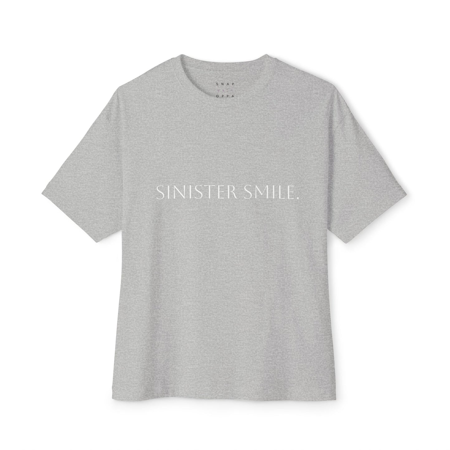 SINISTER SMILE OVERSIZE BOXY TEE