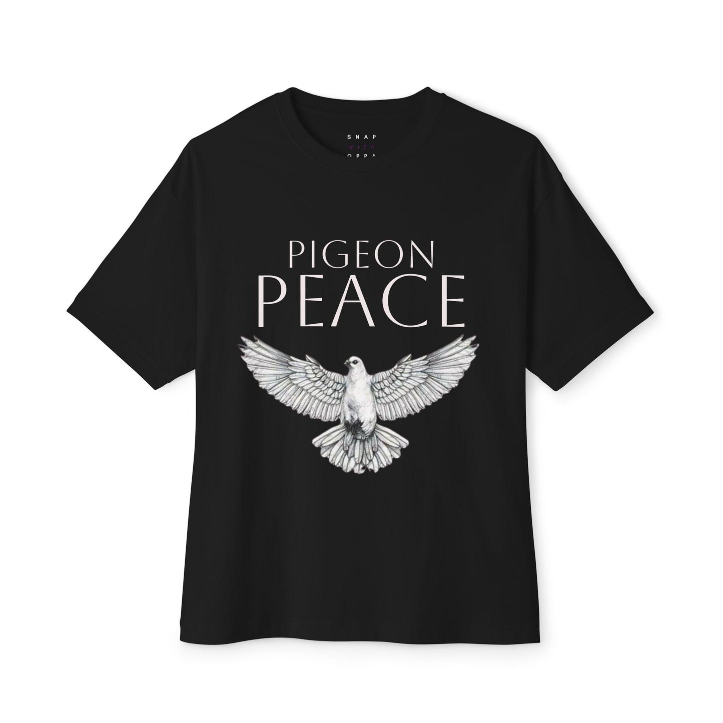 PIGEON PEACE OVERSIZE BOXY TEE