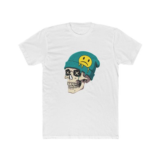 SKULL COTTON CREW TEE