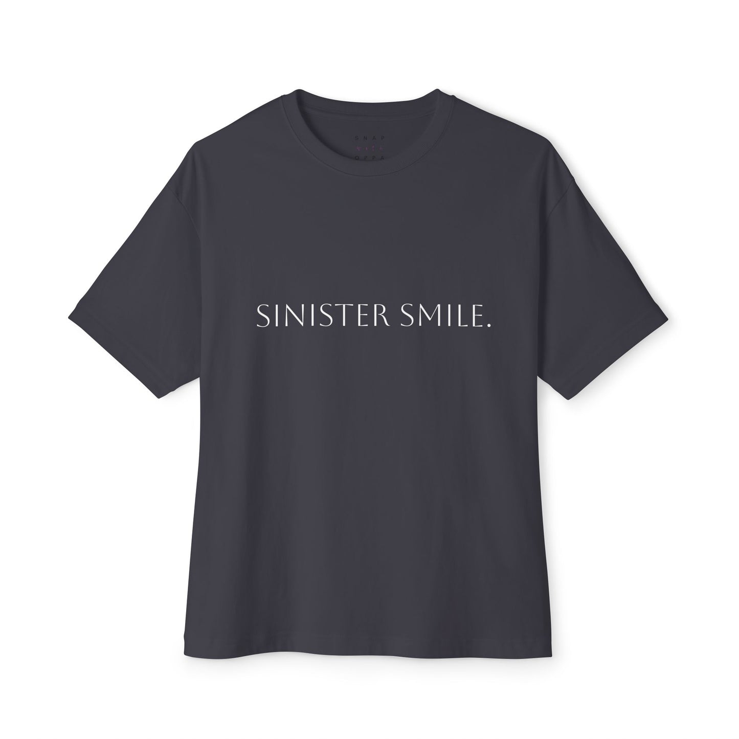 SINISTER SMILE OVERSIZE BOXY TEE