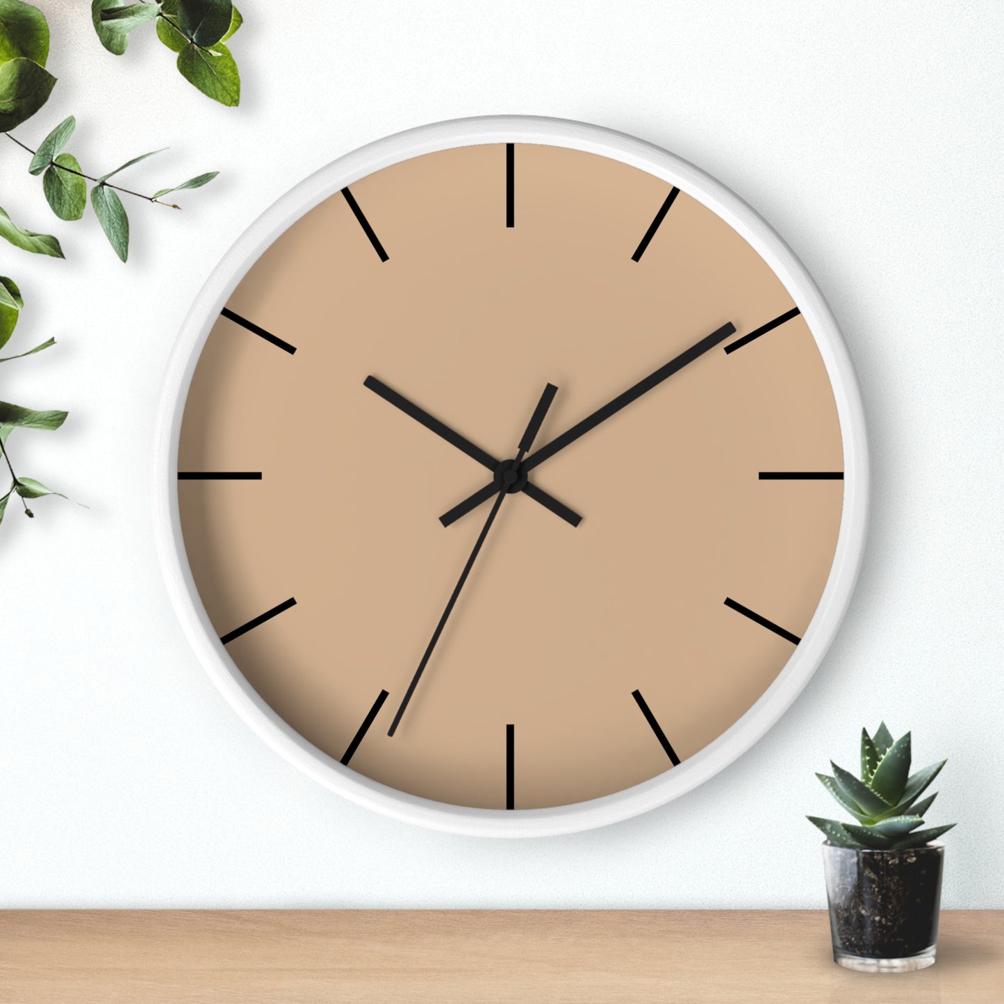 BROWN WALL CLOCK