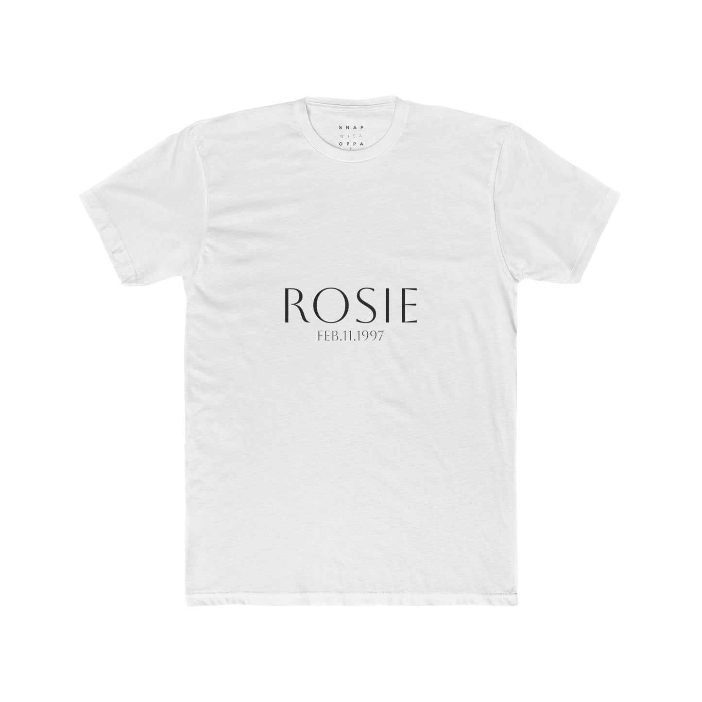 ROSIE BIRTHDATE COTTON CREW TEE