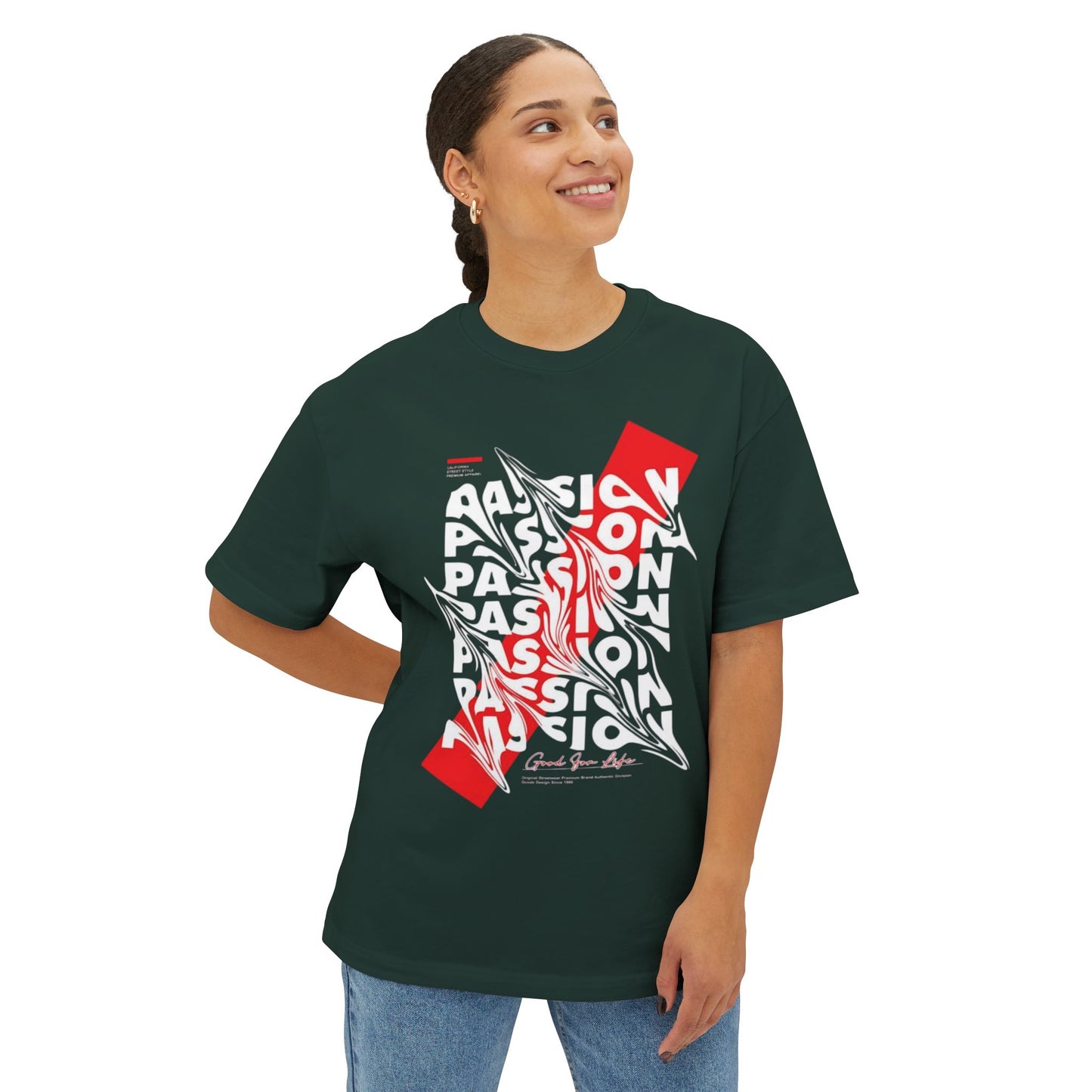 PASSION Unisex Oversized Boxy Tee