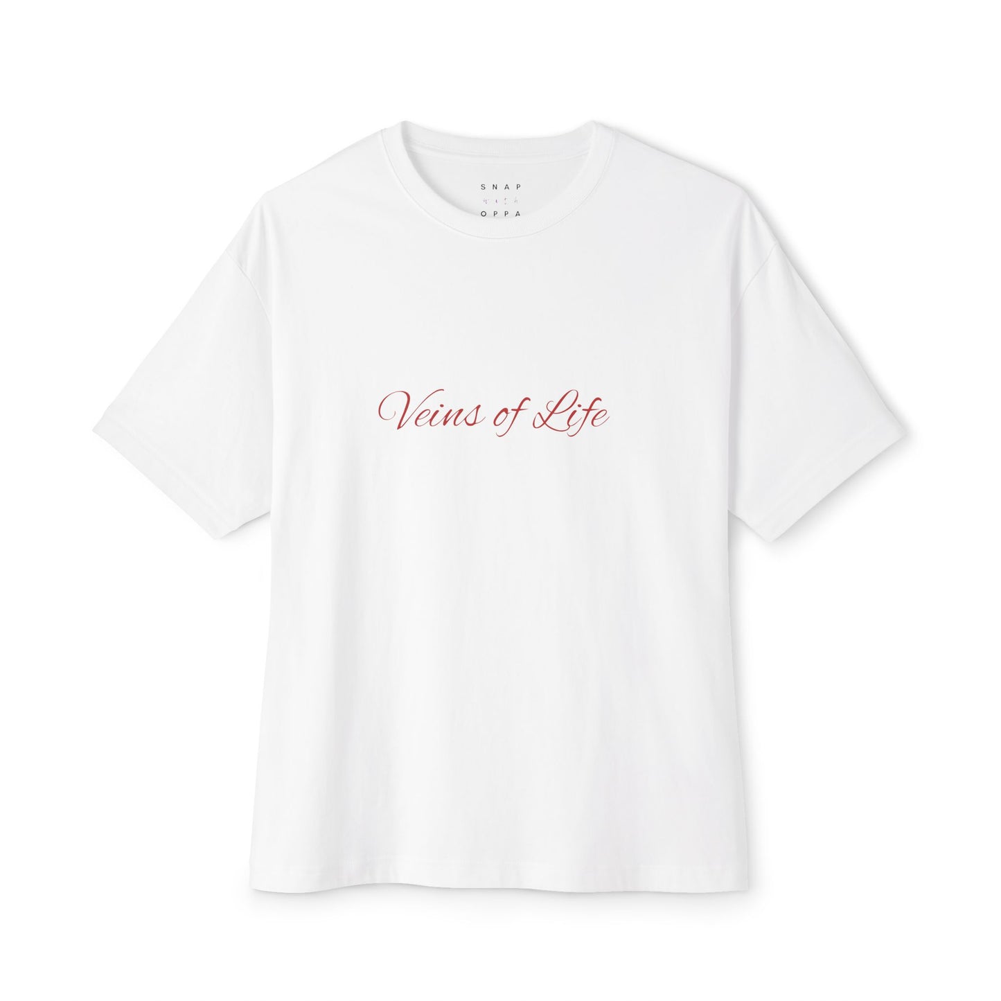 VIENS OF LIFE  OVERSIZE BOXY TEE