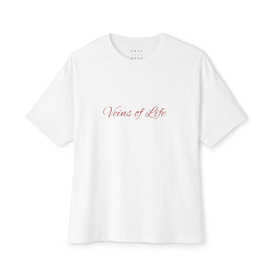 VIENS OF LIFE  OVERSIZE BOXY TEE