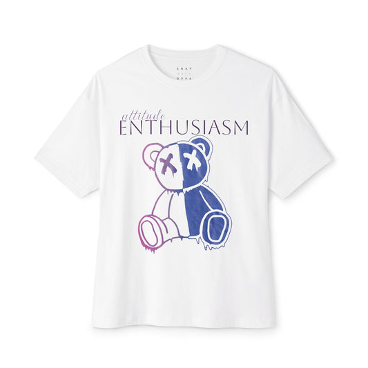 ATTITUDE ENTHUSIASM  OVERSIZE BOXY TEE