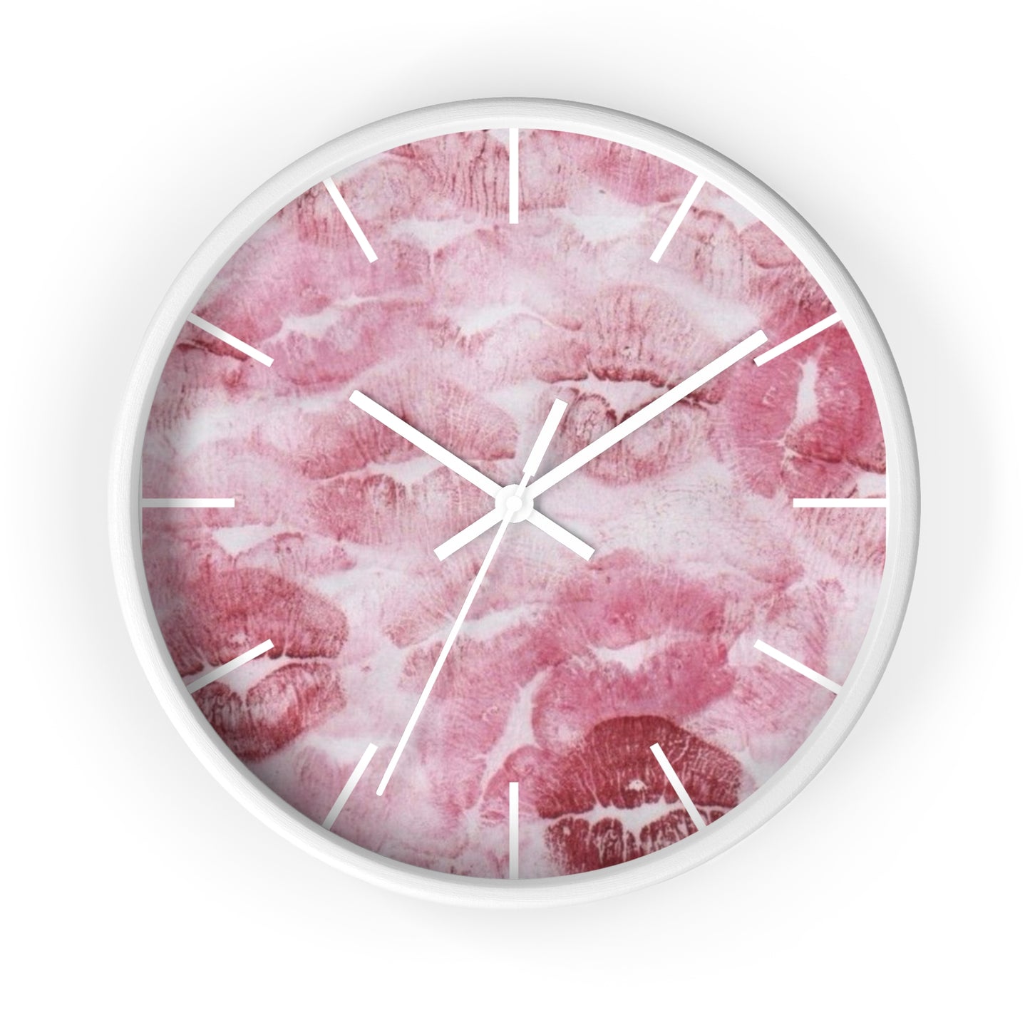 LIP PRINT WALL CLOCK