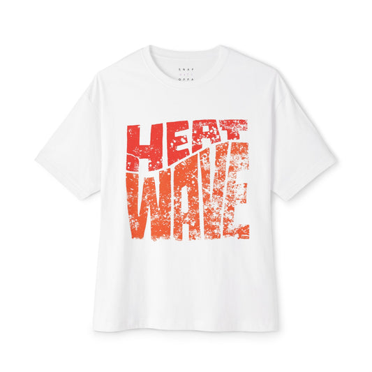 HEAT WAVE Unisex Oversized Boxy Tee