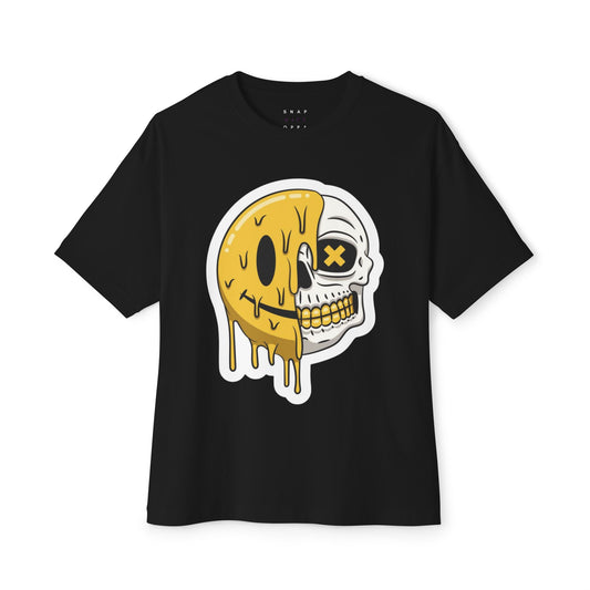 MELTED EXPRESSION OVERSIZE BOXY TEE