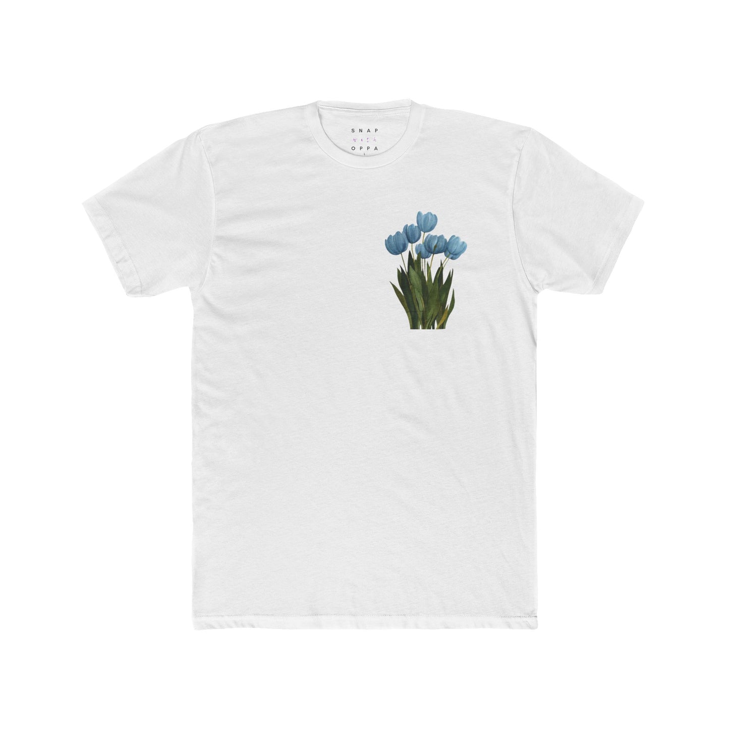 BLUE TULIP COTTON CREW TEE