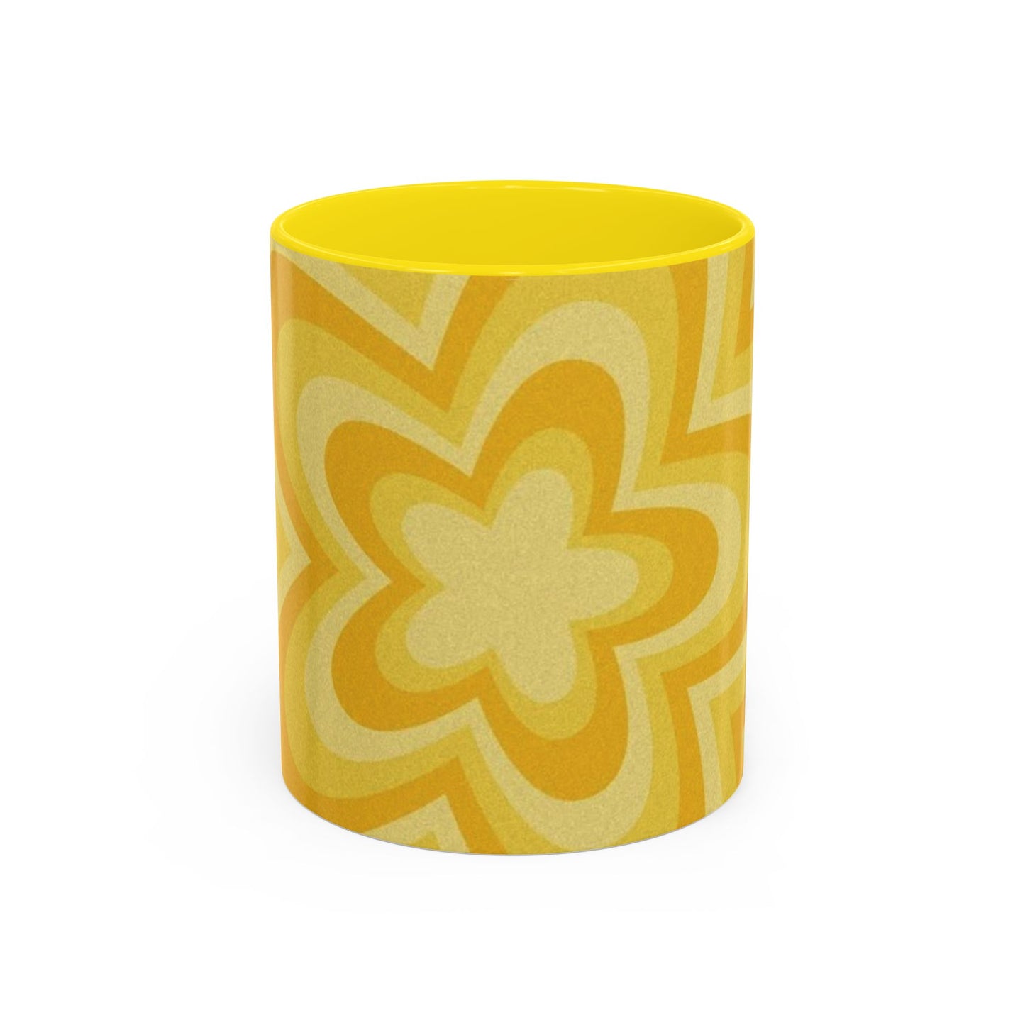 YELLOW FLOWER COFFEE MUG