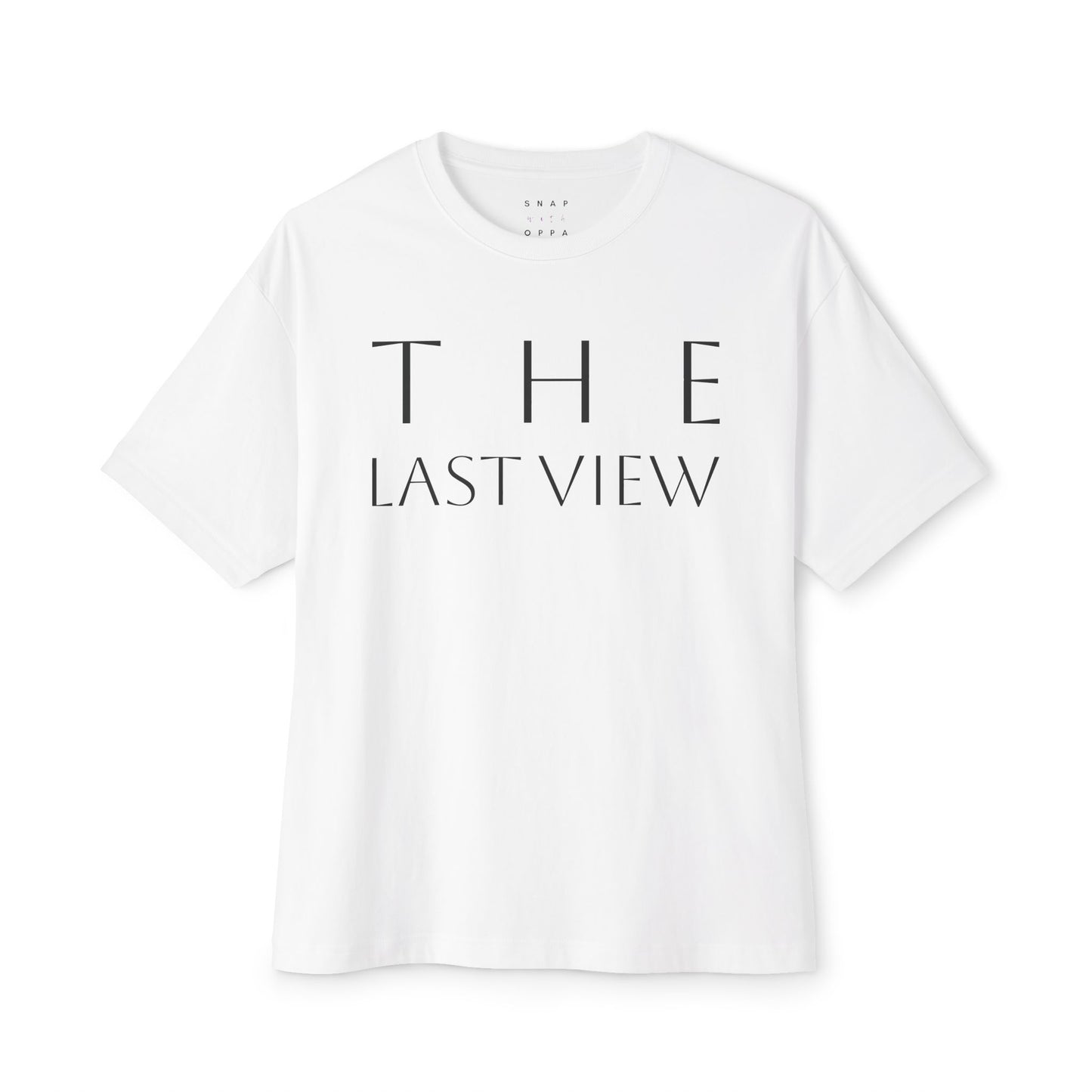 THE LAST VIEW Unisex Oversized Boxy Tee
