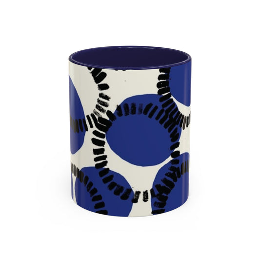 BLUE & RINGS COFFEE MUG