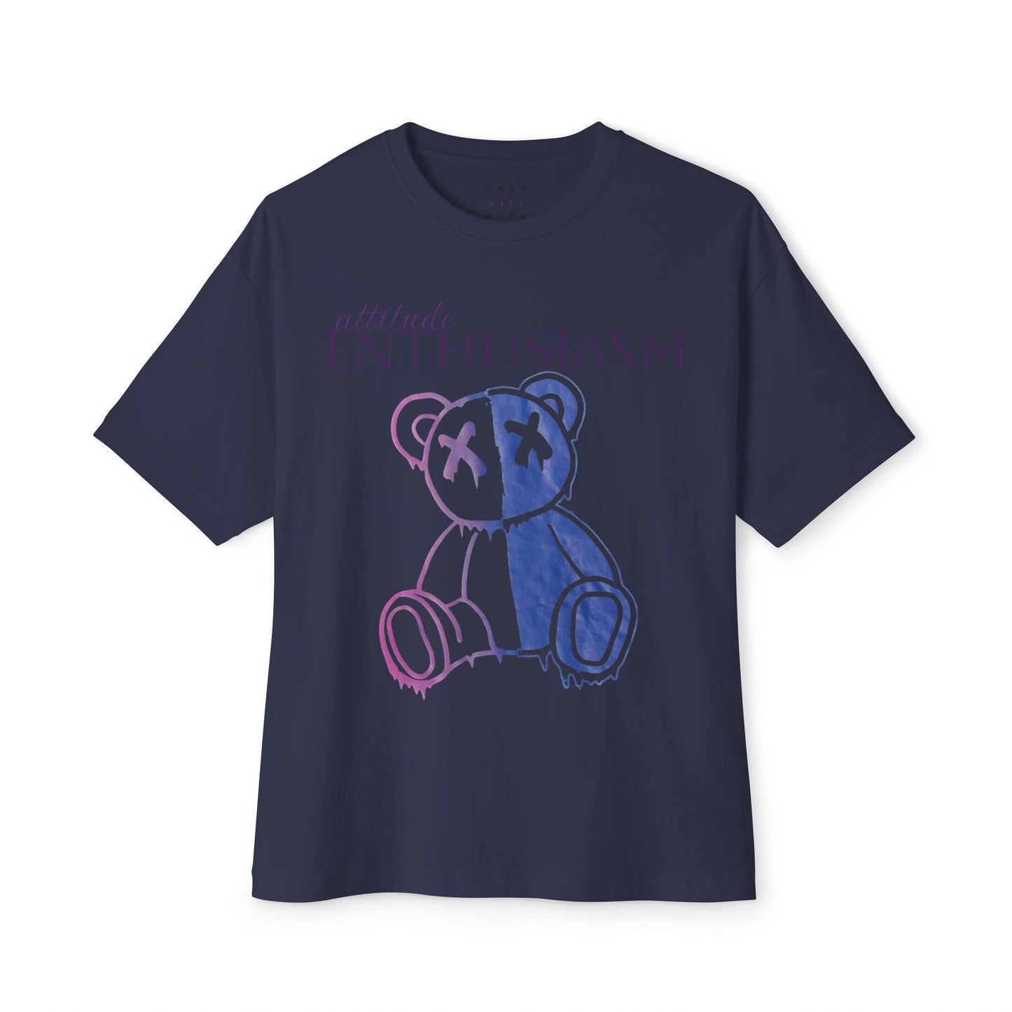 ATTITUDE ENTHUSIASM  OVERSIZE BOXY TEE