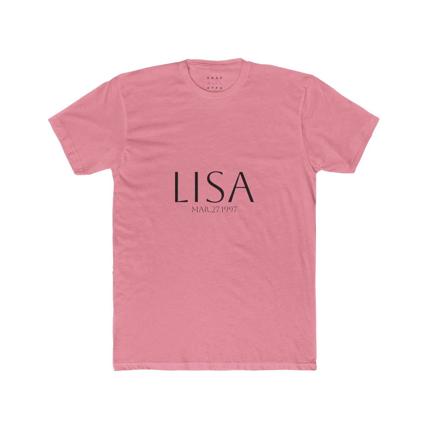 LISA BIRTHDATE  COTTON CREW TEE