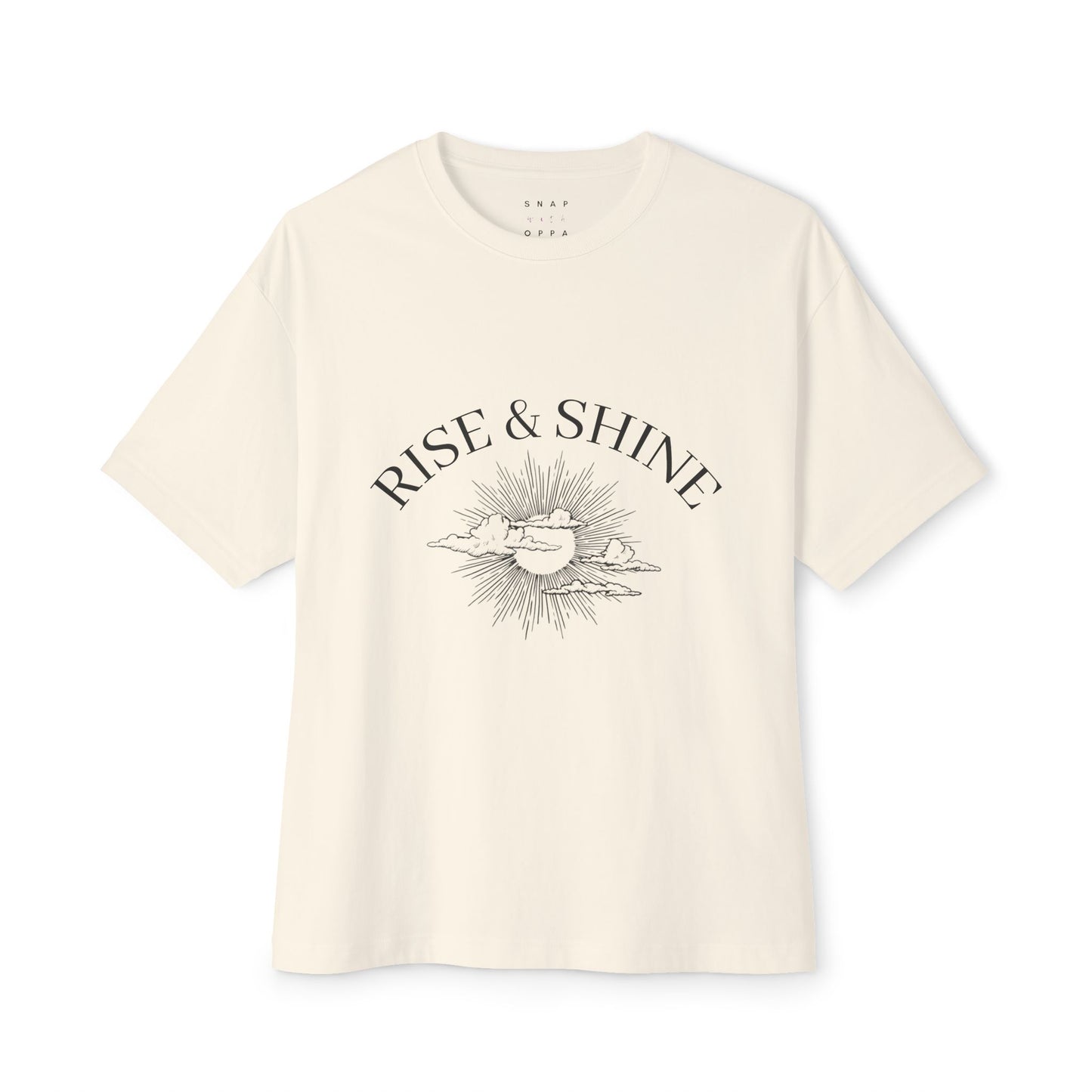 RISE & SHINE OVERSIZE BOXY TEE