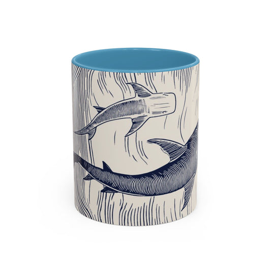 MOMMY SHARK & BABY SHARK COFFEE MUG