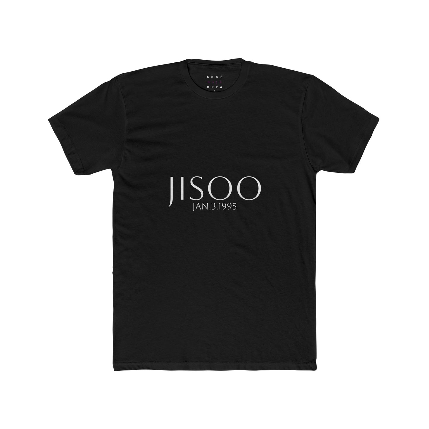 JISOO BIRTHDATE COTTON CREW TEE
