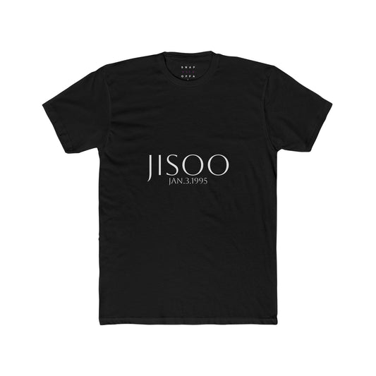 JISOO BIRTHDATE COTTON CREW TEE